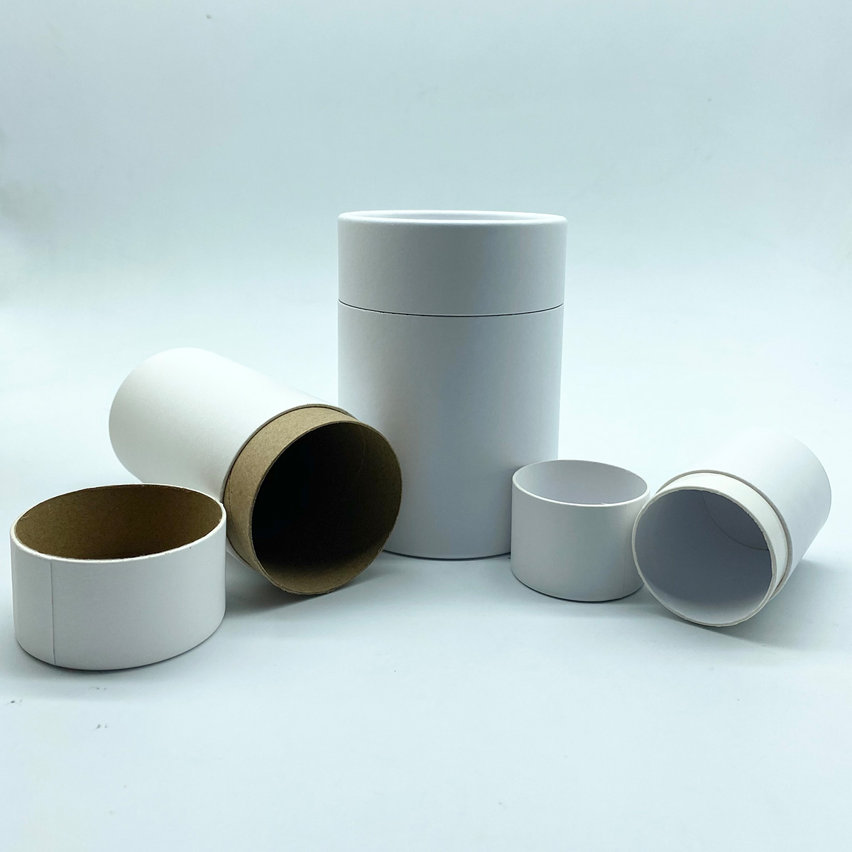 Tubes de papier cylindriques personnalisables pour capsule